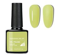 Green Gel Nail Polish Nail Varnish, Fresh Green Spring Summer Long Lasting Non Toxic UV/LED Soak off Gel Nail Polish for Women DIY Nail Art Manicure, 8ml