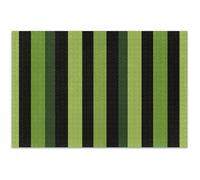 Green Geometry Vertical Stripes Adults Jigsaw Puzzles 500 Pieces White Elephant Unique Puzzle Gifts Animal Painting Decor, 20.5x14.9 Inch