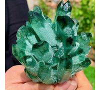 Green Ghost Crystal Cluster Jewelry Ornaments (Size : 300-350g)