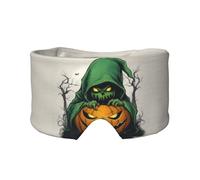 Green Ghost Horror Halloween Pumpkin 1 Print Soft Eye and Ear Muffs for Adults Sleeping Protection Cover for Travel Nap Relief