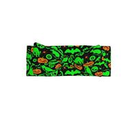 Green Ghost Horror Halloween Pumpkin Baby Elastic Bow Hairband For Baby Welcome Party Family Photography New Parents Gift