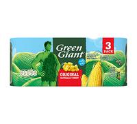 Green Giant Original Sweet Sweetcorn, 3 x 198g