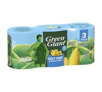 Green Giant Salt Free Sweetcorn 3 x 198g Pack of 8 total 24 Tins
