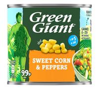 Green Giant Sweetcorn & Peppers 340g (Pack of 8)
