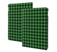Green Gingham Buffalo Plaid Print Compatible with ipad air 3rd Generation Case Cover, Tablet Cases Compatible with ipad Pro Case 10.5 Inch, Auto Wake/Sleep, Folio Stand