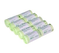 Green Giraffe 500 x 8L Compostable Caddy Liners - Food Waste Bin Bags - 10 Rolls