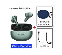 (Green GL n blue) Global Version realme buds Air 6 TWS Earphone Hi-Res LHDC 5.0 Active Noise