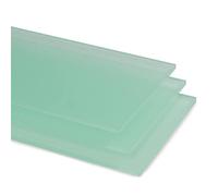 Green Glacier Light Frost Matt Cast Acrylic Sheet Panel Plastic Material Cut to Size Perspex 6T21 (A4-210mm x 297mm, 3)