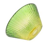 Green Glass Pleated Lamp Shade Replacement with 35mm Opening