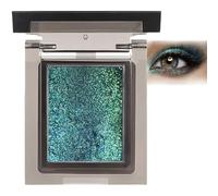 Green Glitter Eyeshadow - Highly Pigmented Multichrome, Color Changing Forest Sparkle, Holographic Chrome Eye Make-Up for Green Eyes - 06