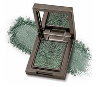 Green Glitter Eyeshadow, Shimmer Highly Pigmented Eyeshadow for Women, Chameleon Holographic Eye shadow for Eye Makeup, Single Sparkling Shadow, Smooth Texture for Daily Make Up and Refined Eye Looks
