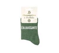 STC Socks "Dazzling" - Green Glitter - One Size