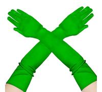 Green Gloves,1PCS Long Gloves,Halloween Gloves for Men,Long Gloves for Women,Satin Gloves,Gloves Women,Opera Gloves,Ladies Gloves,Mittens Women,Women's Long Gloves,Party Long Gloves,Long Dress Gloves