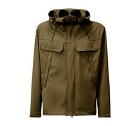 Green Goggle Jacket with Hidden Glasses - male - C.P. Company - Light Jackets - Brown - M - Jackets M