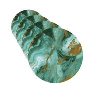 Green Gold Marble Car Air Freshener Cards for Women Men 4 Pack Cute Car Accessories Long Lasting Scent Car Diffuser Hanging Auto Aromatherapy Tablets Car Fresheners Gifts