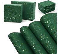 Green Gold Wrapping Paper,4Pcs 52 * 76cm Wrapping Paper Large for Birthday Wedding Christmas Decoration