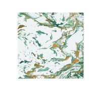 Green & Golden Marble Splash Back Benjamin Tate Design Natural One Size
