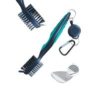 Green Golf Club Groove Brush Cleaner Tool Irons Wedge Face For Vokey Ping Callaway Wedges Bag Club
