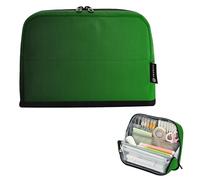 Green Gradient Pencil Bag Storage Large Pencil Pouches Zipper Case Cute Pen Pouch Girls Japanese Back to School Adults Office Supply