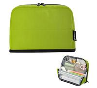 Green Gradient Pencils Storage Bags Big Pencil Case Zipper Pencils Pouch Classroom Pen Bag Boys Floral Art Kids Stationery Back to School Supply