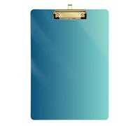 Green Gradient Pocket Clipboard for Nurses Plastic Police Office Nurse Football Coach Size 9x12
