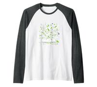 Green Graffiti Vibes - Eco Warrior Vector Art Raglan Baseball Tee