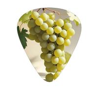 green grapes Printed pick set - 12 pieces, thin, medium and thick guitar picks, suitable for guitar, bass, electric guitar and ukulele
