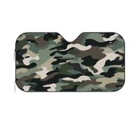 Green Grey Black Camo Print Car Windscreen Sun Shade Window Sunshade S