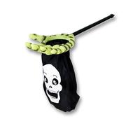 Green Halloween Hand Trick or Treat Plastic Bucket 53cm - Spooky Halloween Sweet Holder, Scary Candy Bucket Bag for Kids & Adults
