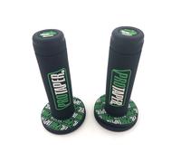 (Green) Handle Grip Pro taper Motorcycle High Quality Protaper Dirt Pit Bike Motocross 7/8" Handlebar Rubber Gel Hand Grips Brake