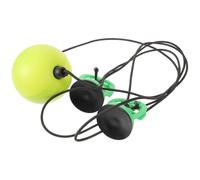 Green Hanging with Suction Cup for Home Training | PU Leather Build, Height Adjustment Buckle, Double Headed Rope Fixed Design, for Gloves and Family Workouts