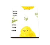 Green Happy Easter Notebook, Pu Leather Notebooks A5, Lined Paper Notebook for School 180Pages/90Sheets, Note Book A5 Lined for Study, Journal School, Revision Supplies Journal Diary