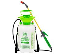 GREEN HAVEN 5 Litre Pump Action Pressure Sprayer - Pump sprayer with Adjustable & Carrying Strap, High-Pressure Spray for Weed Killer Pesticides