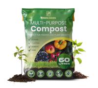 Green Haven 60L Multi-Purpose Compost ? Peat-Free Organic Potting Soil for Indoor & Outdoor Plants, Vegetables & Flowers ? Nutrient-Rich Compost for