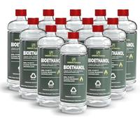 Green Haven Bioethanol Fuel 12L - Bio Ethanol Fuel, Smokeless & Odourless
