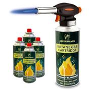 Green Haven Blow Torch for Cooking | Blowtorch, Butane Kitchen Gas Torch | SAFETY LOCK DESIGN: flame thrower · desserts · baking · soldering · caramelise · welding · outdoor cooking