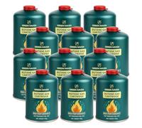 Green Haven C500 Camping Gas Canisters 12 Pack | EN417 Screw-On Gas Cartridges | Resealable Valve | Compatible with Camping Stoves, Heaters, Lanterns & Outdoor Cooking Equipment