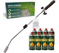 Green Haven Electric Weed Burner | 8 Butane Gas Canisters - Auto Ignition