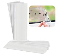 GREEN HAVEN Fly Traps for Home Use - 4 PCS Transparent Style Window Fly Catcher - Natural Sticky Glue window Fly Stickers - Flying Insect Bug Wasp Pest Fly Killer Catchers - Fly Papers for Indoor