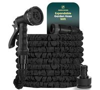 Green Haven Garden Hose 50ft - Standard Lightweight Expandable Hose Pipe with 8 Spray Patterns, Flexible Anti-Kink Design for Patio, Plants & Car Washing