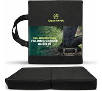 Green Haven Memory Foam Garden Kneeling Pad 7Cm Thick Foldable Lightweight Portable Handle Cushion Gardening Bath Support Indoor Outdoor