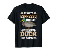 Green Headed Duck Waterfowl Wood Duck Espresso Coffee T-Shirt