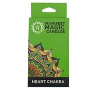 Green Heart Chakra Candles (Pack of 12) Manifest Abundance - 90 minutes Burn Time, Soy Wax. Meditation & Spiritual Enhancer, Grounding Energy, Magic Gift Set