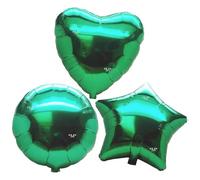 Green Heart Foil Balloon, 45cm