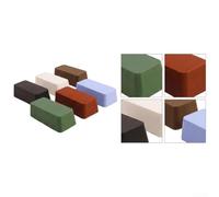 Green Heavy-Cut Polishing Compound Bar 110g Scratch Removal | 6-color system, coarse to fine, mirror finish, 660g total, stainless steel aluminum brass copper
