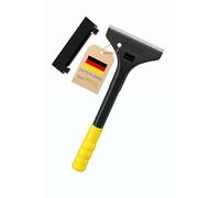 Green Home Premium Paint Scraper 30 cm Wallpaper Scraper [Quick Change Device] - 100 mm - Yellow Handle