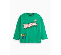 Green Hot Wheels Long Sleeve T-Shirt 4-5 years