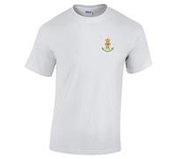 Green Howards Embroidered T-Shirt - Ash - Large