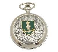 Green Howards Pocket Watch Pewter Fronted Quartz Personalised Gift ME40