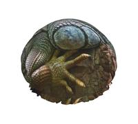 Green Iguana Printed Double-Layer Shower Cap, Reusable Shower Cap, Suitable For Various Hair Lengths